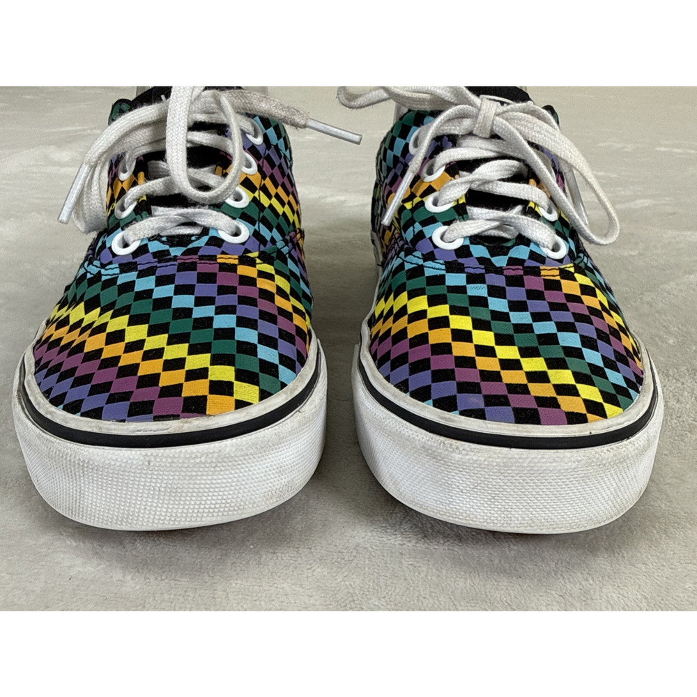 Vans Doheny Rainbow Mini Checkered Canvas Sneakers Women's Size 8.5 Bnfts Chrty - Picture 11 of 16